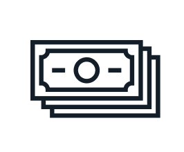 Deposit and withdraw cash